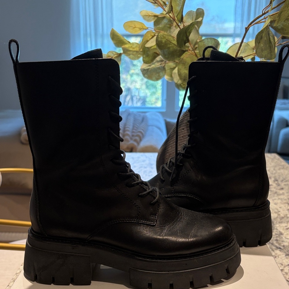 Ash Black Lace-Up Women's Boots from Saks Off Fifth